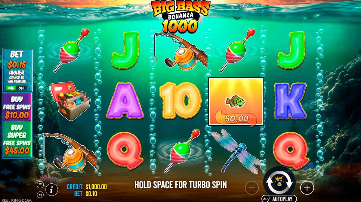Big Bass Bonanza 1000 Game Screenshot