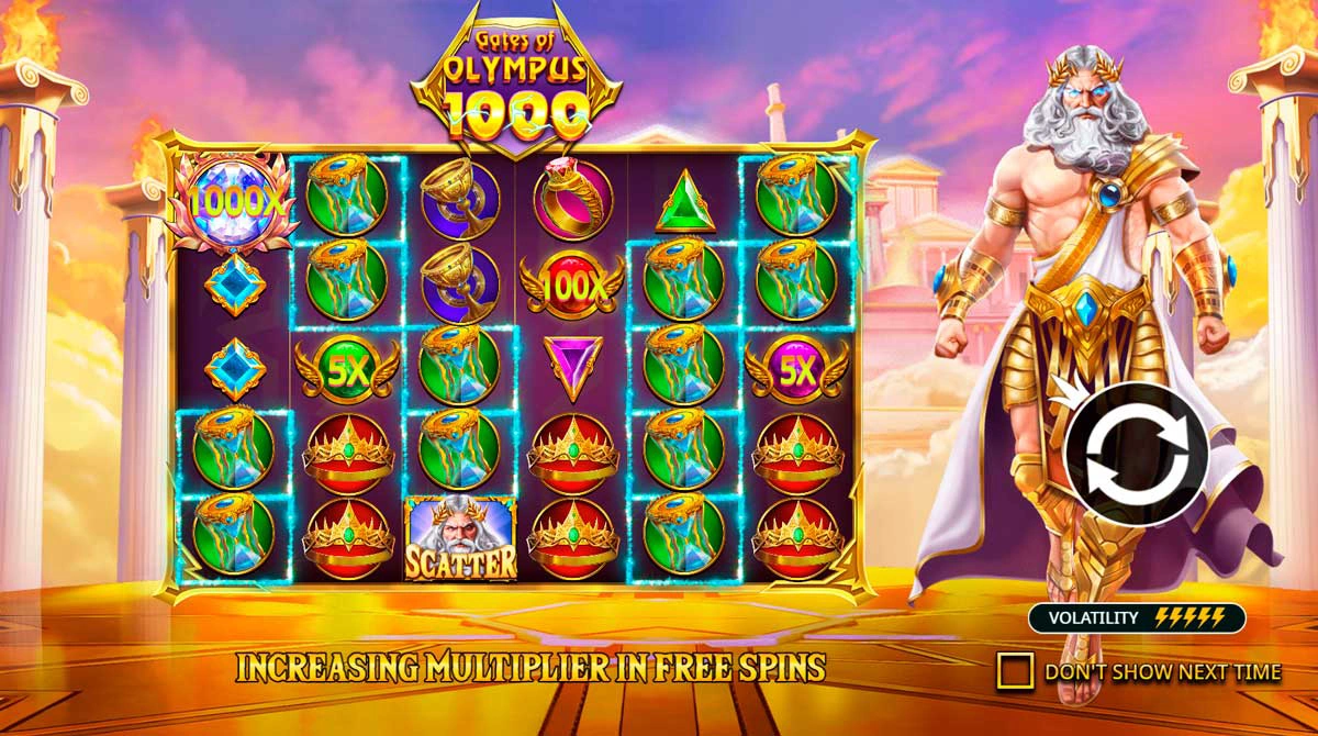 Gates of Olympus 1000 Game Screenshot