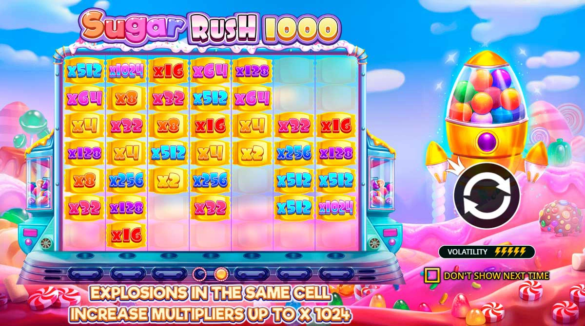 Sugar Rush 1000 Game Screenshot