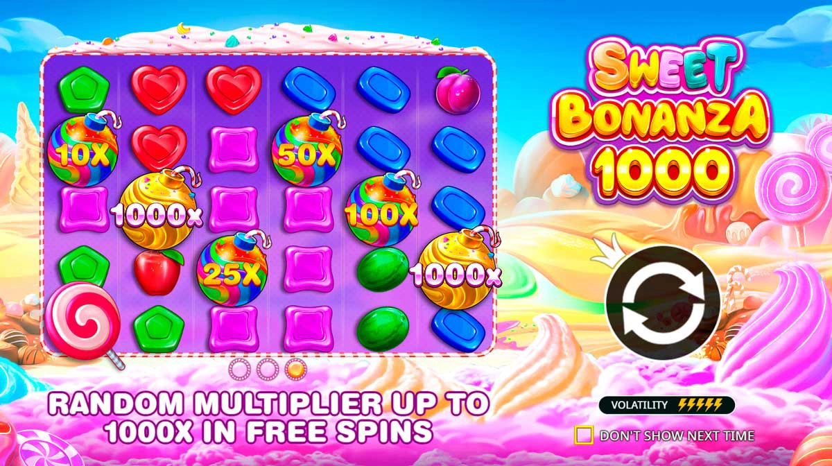 Sweet Bonanza 1000 Game Screenshot