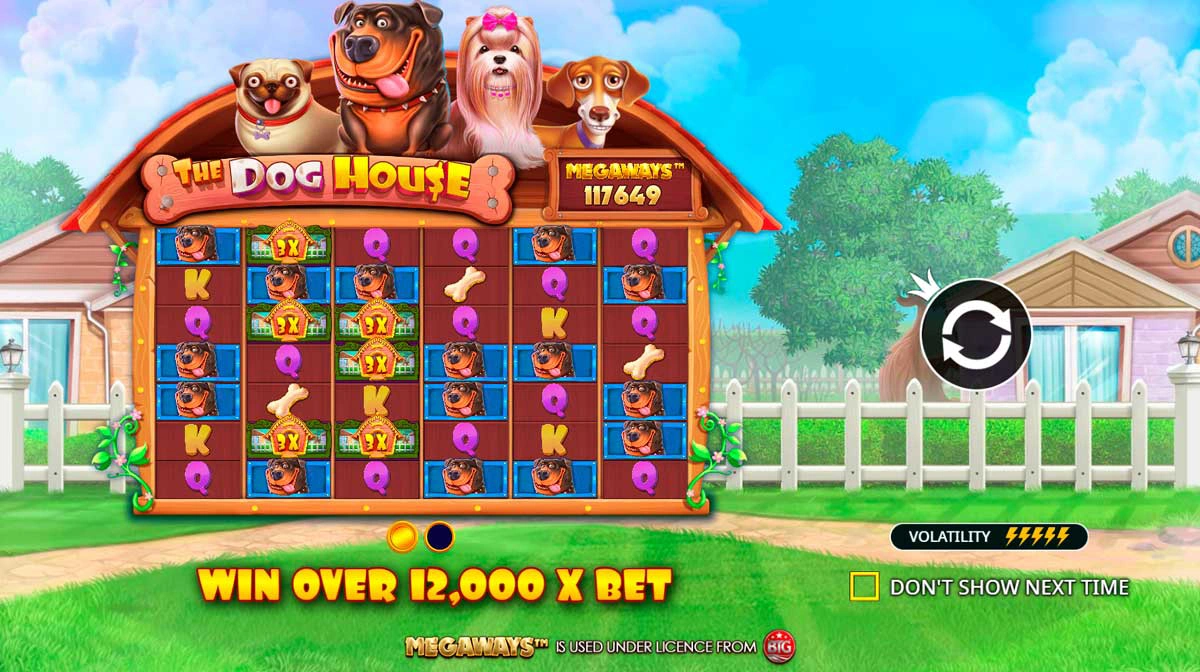 The Dog House Megaways Game Screenshot